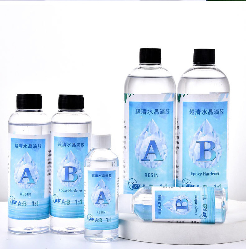 AB glue 2:1 Transparent river table Epoxy Resin Crystal Glue