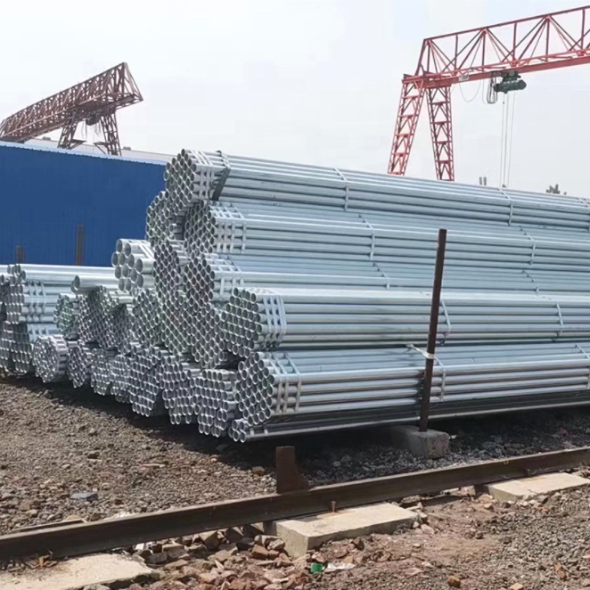 High Strength Galvanized Steel Pipe  S235 S275 16Mn 20# Galvanized Steel Pipe