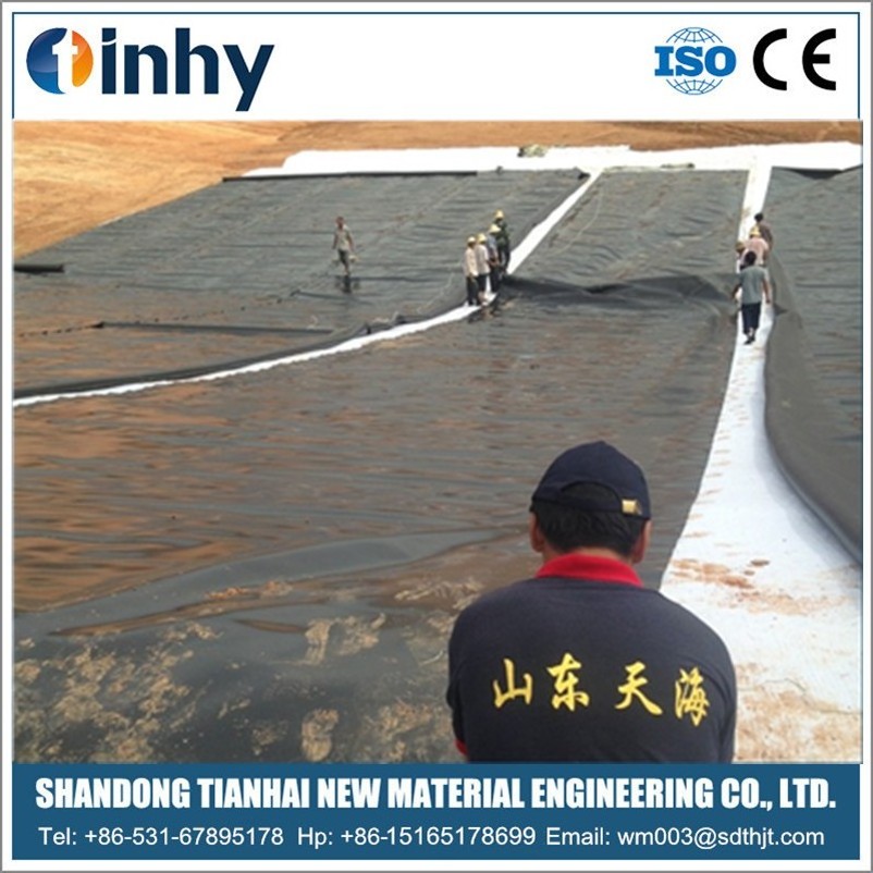 1.0mm 1.5mm best selling waterproof fish pond liner HDPE Geomembrane