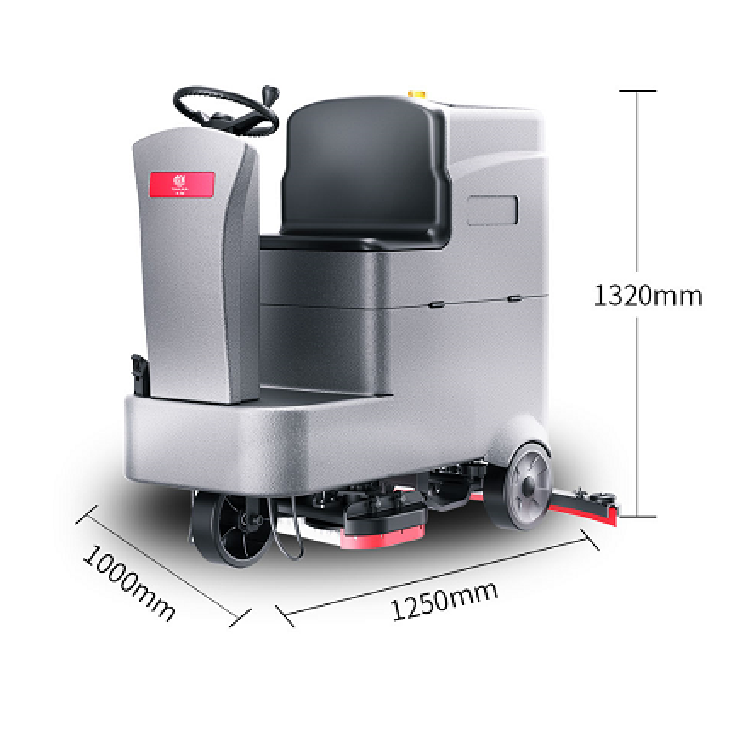 CleanHorse ARES700 ride on concrete floor scrubber warehouse cleaning machine