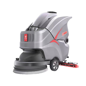 CleanHorse G5 electric industrial cordless marble tile push-type electric floor scrubber for cleaning