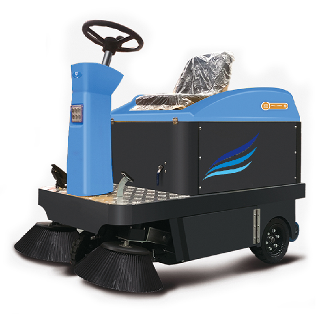 CleanHorse X2 commercial small street sweeper  industrial sidewalk ryobi floor sweeper cleaning machine