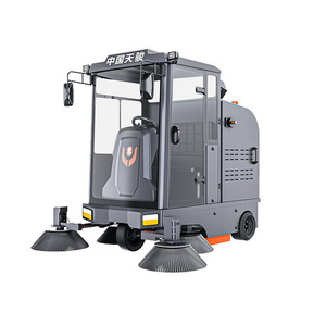 CleanHorse M2 custom ride on industrial automatic vacuum power broom electric road magnificent floor sweeper machine