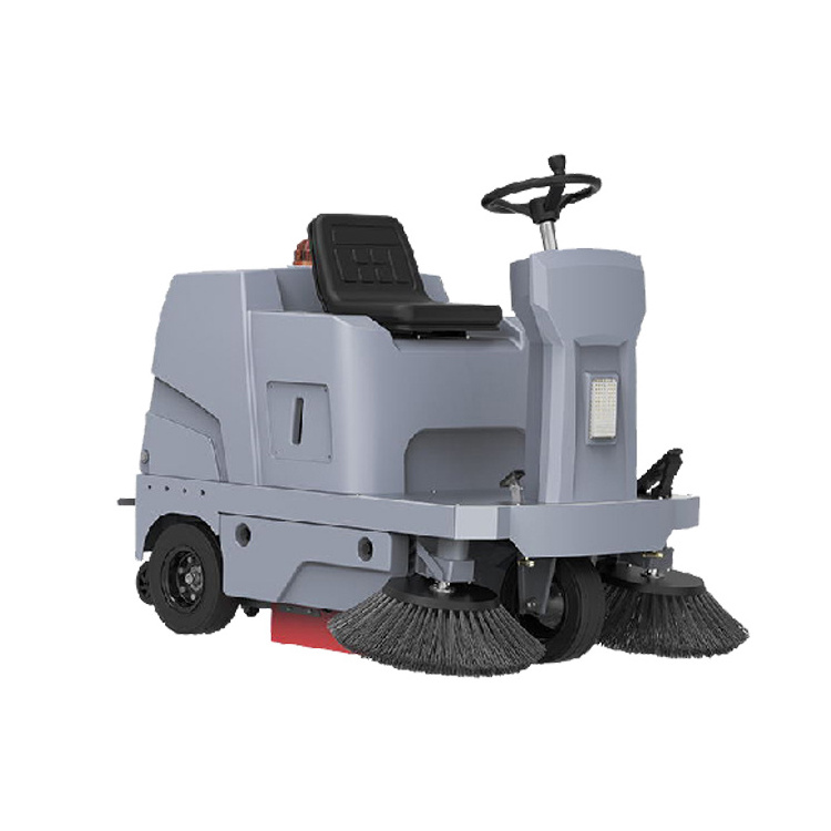 CleanHorse X3 design hot sale electric driveway double brush battery floor sweeper