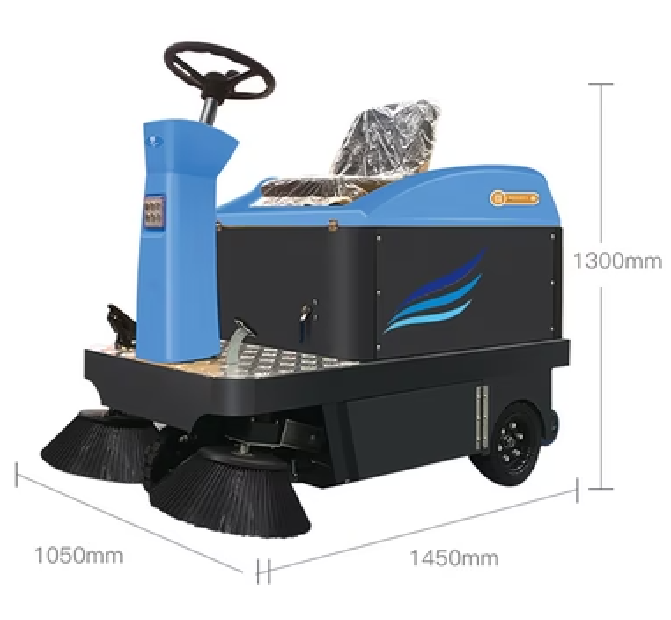 CleanHorse X2 commercial small street sweeper  industrial sidewalk ryobi floor sweeper cleaning machine