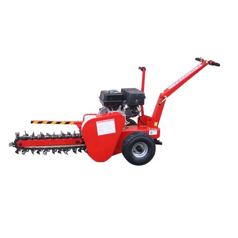 Titans 15hp Mini Trencher High Quality Hydraulic 600mm Depth Farms Home Use Featuring Automatic Engine PTO Gear Bearing