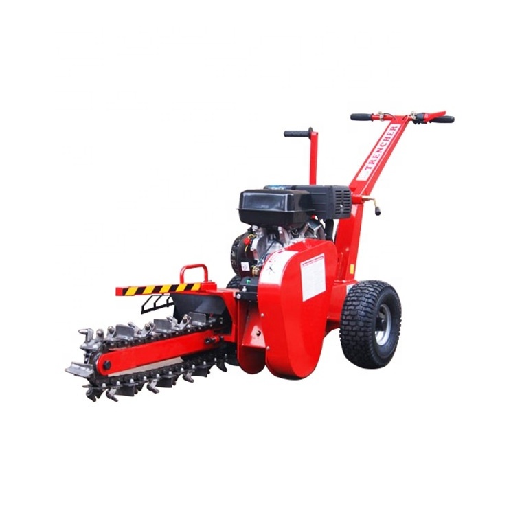 Titans 15hp Mini Trencher High Quality Hydraulic 600mm Depth Farms Home Use Featuring Automatic Engine PTO Gear Bearing