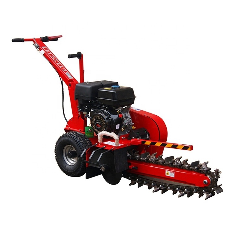 Titans 15hp Mini Trencher High Quality Hydraulic 600mm Depth Farms Home Use Featuring Automatic Engine PTO Gear Bearing