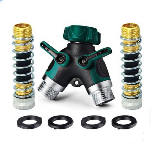 Titans Heavy-Duty Plastic Water Hose Splitter for Garden Hose Connection