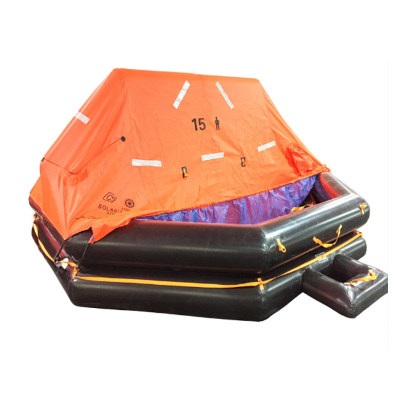 Solas Davit-launched Self-righting Inflatable Life Raft Boat Safety Durable Rescue Life Floating Raft