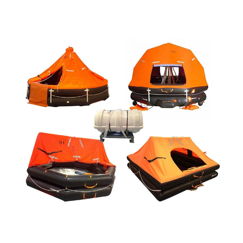 Solas Davit-launched Self-righting Inflatable Life Raft Boat Safety Durable Rescue Life Floating Raft