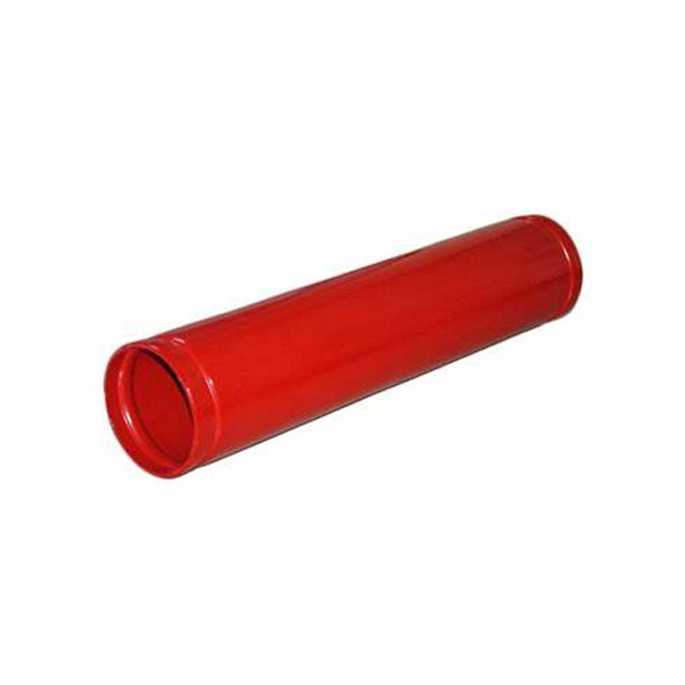 High quality external galvanized lining red plastic coated composite steel pipe for water supply drainage and fire protection