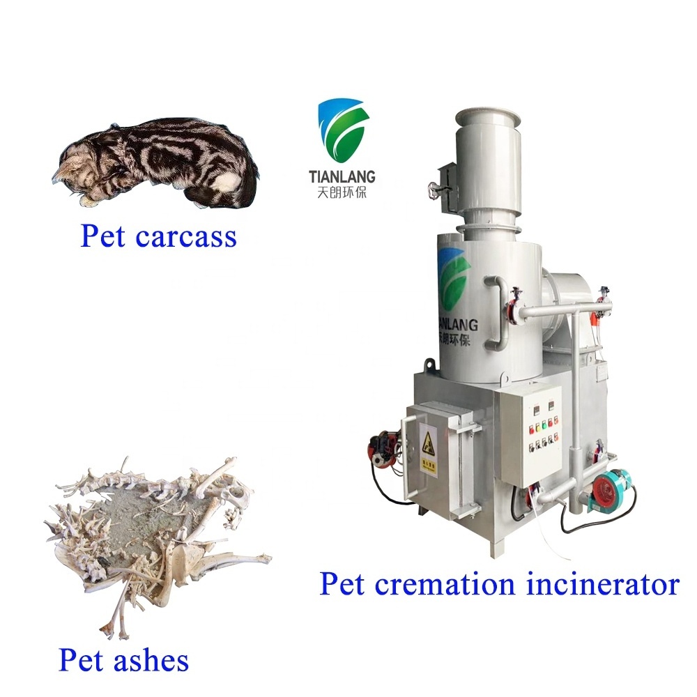 Pet cremation incinerator small animal cremator oven equipment for factory sale price