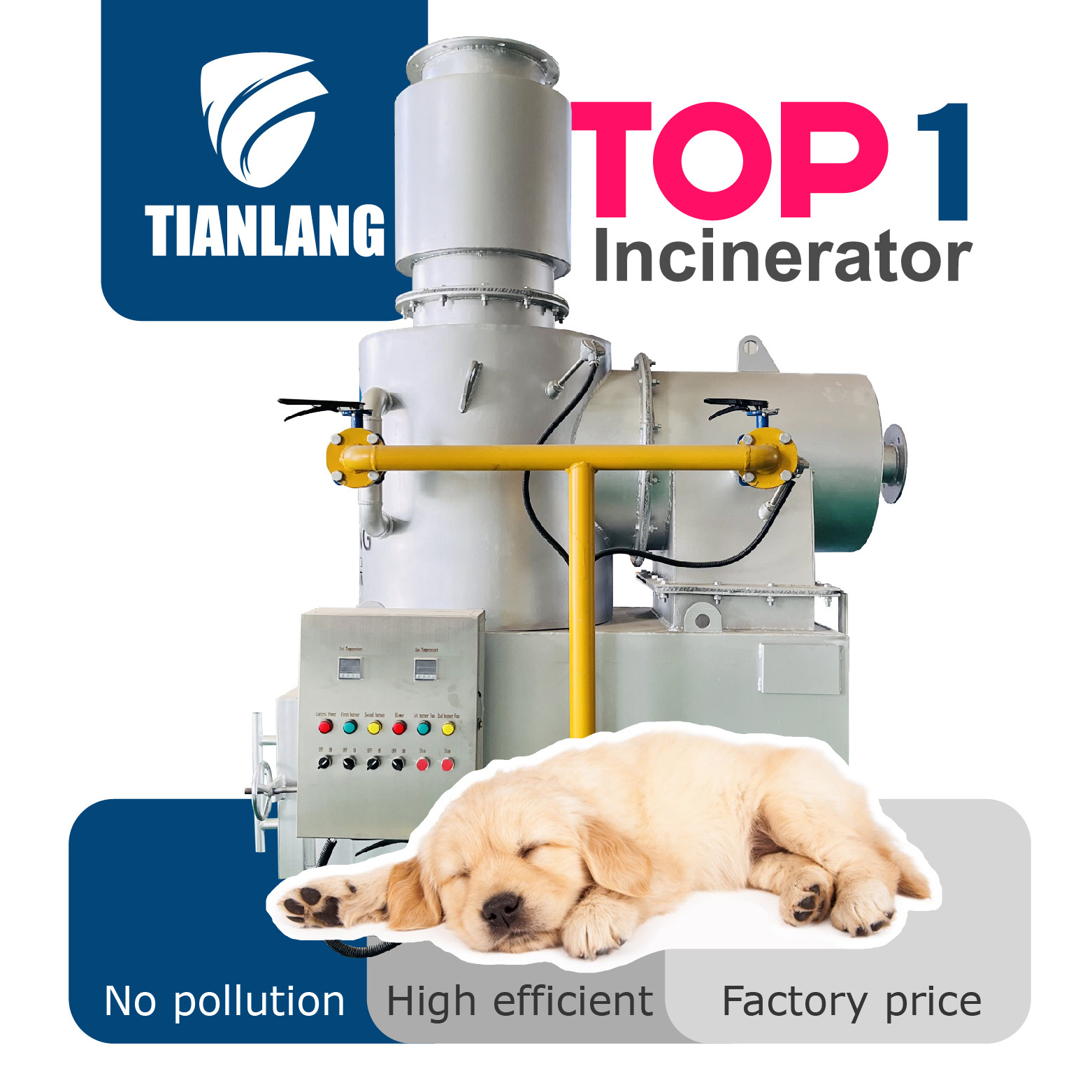 Factory sales medical waste incinerator animal incinerator prices waste incineration machine price