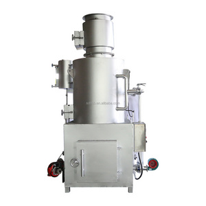 PLC control smokeless environmental poultry chicken waste pet incinerator for Muslims