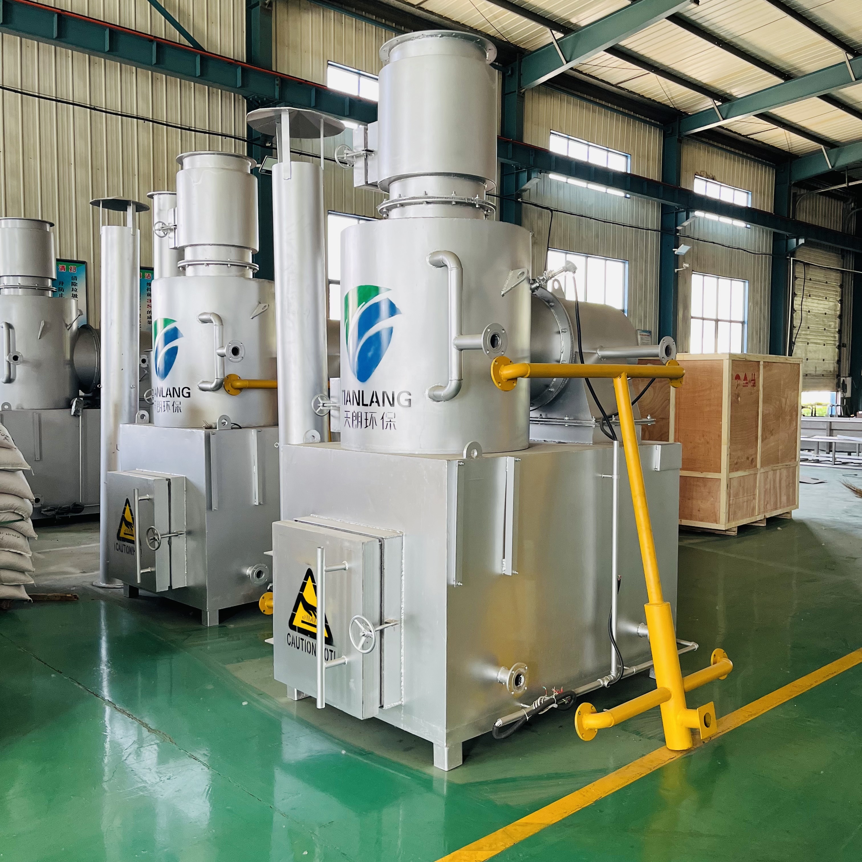 Incinerator manufacturers for sale multi function industrial waste incinerator solid waste incineration machine