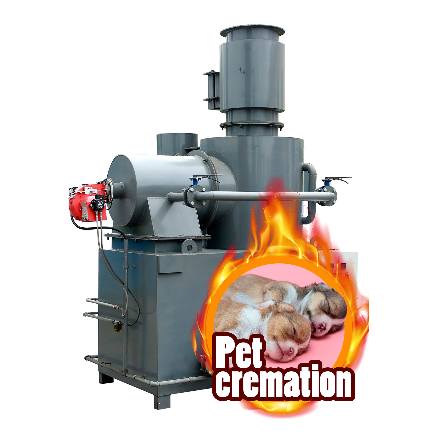 animal dog carcasses incinerator pet cremation Farm dead animals waste treatment machine