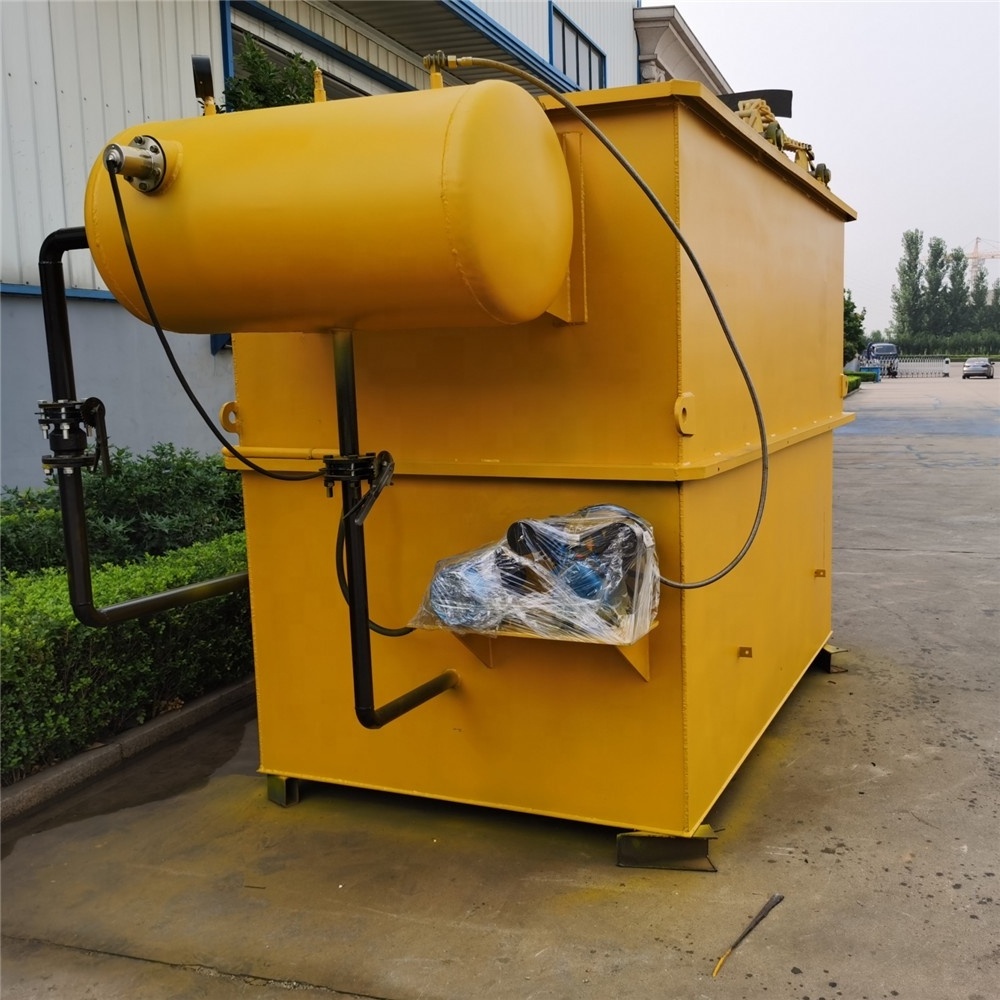 Dissolveds air flotation machine for food wastewater treatment solid liquid separation equipment