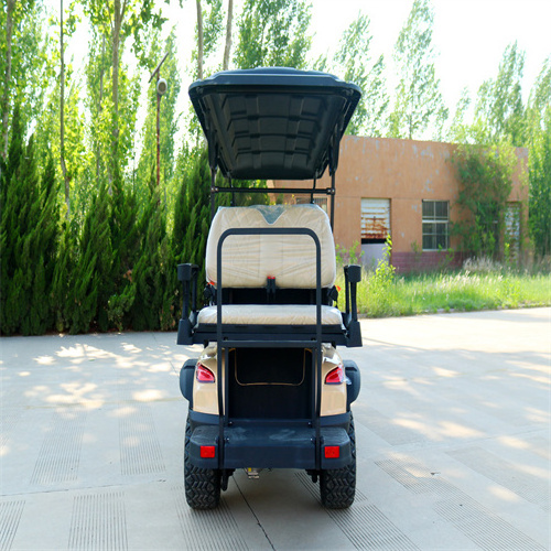 Tongcai  electric lithium street legal battery charger 4+2 seater cover lithium batteries golf cart 6 seater electric lithium