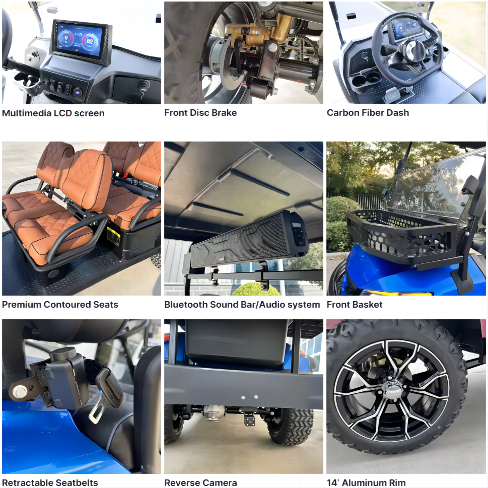 Tongcai cigar holder engine jeep esky cooler controller lithium pedal powered hydraulic electric western golf cart with cargo