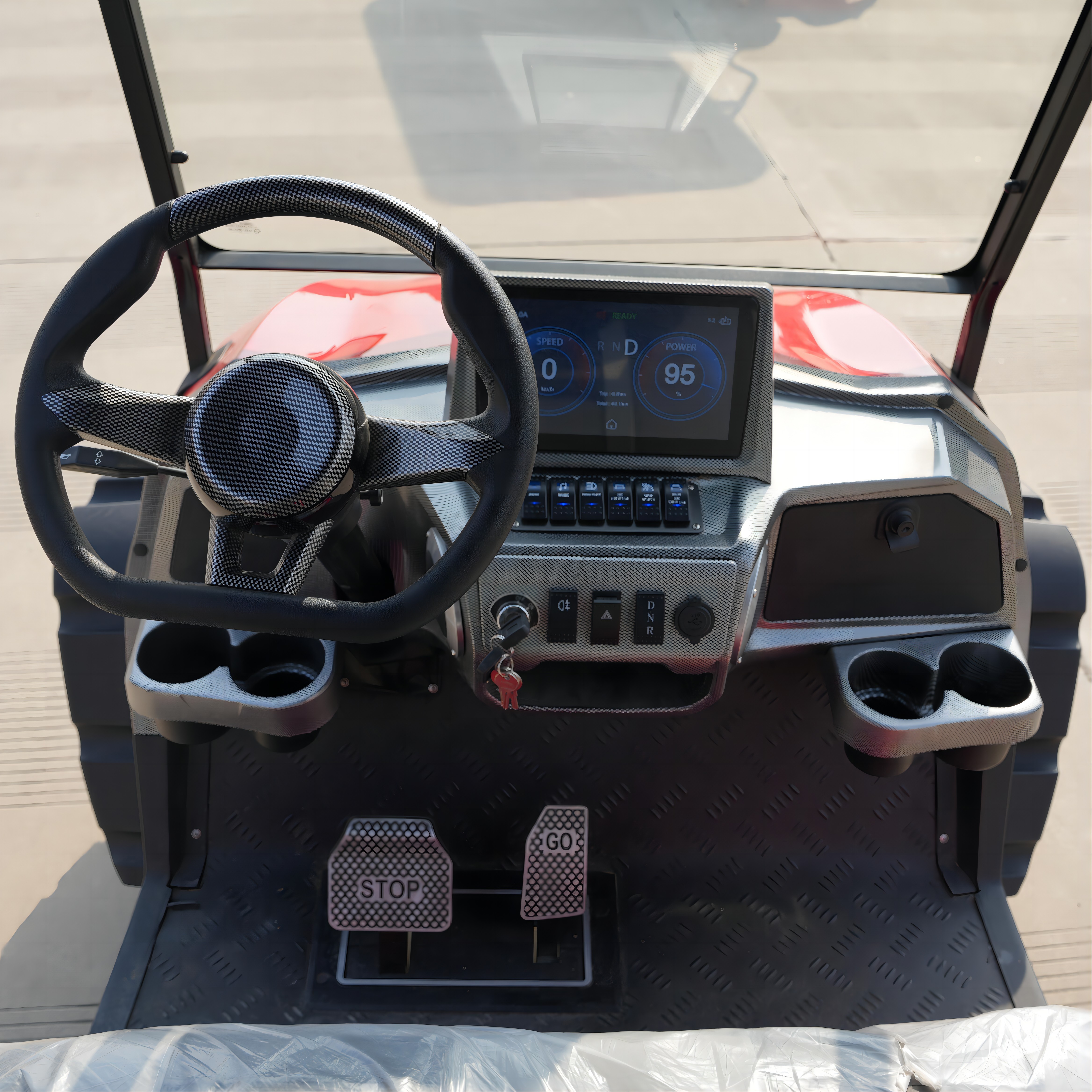 Tongcai cigar holder engine jeep esky cooler controller lithium pedal powered hydraulic electric western golf cart with cargo