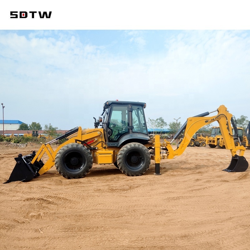 World Famous 4x4 388 580 388H TW890 Four Wheel Same Size 4wd Excavator Loader Mini Tractor Backhoe Loader