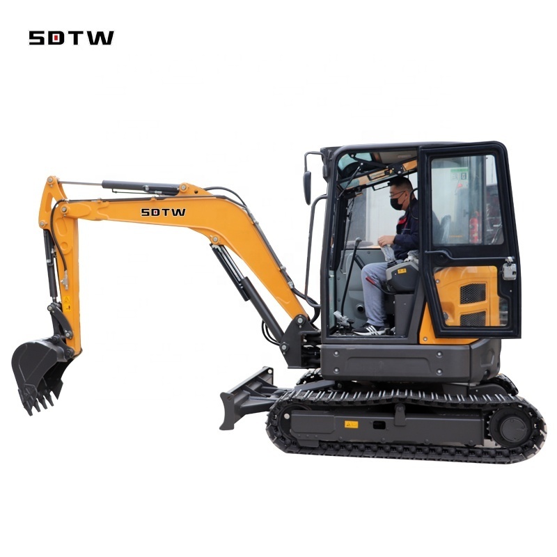 New design top quality Small Mini Excavators Machine 3t 4t 5t Crawler Bagger Digger 4 Ton compact Excavator