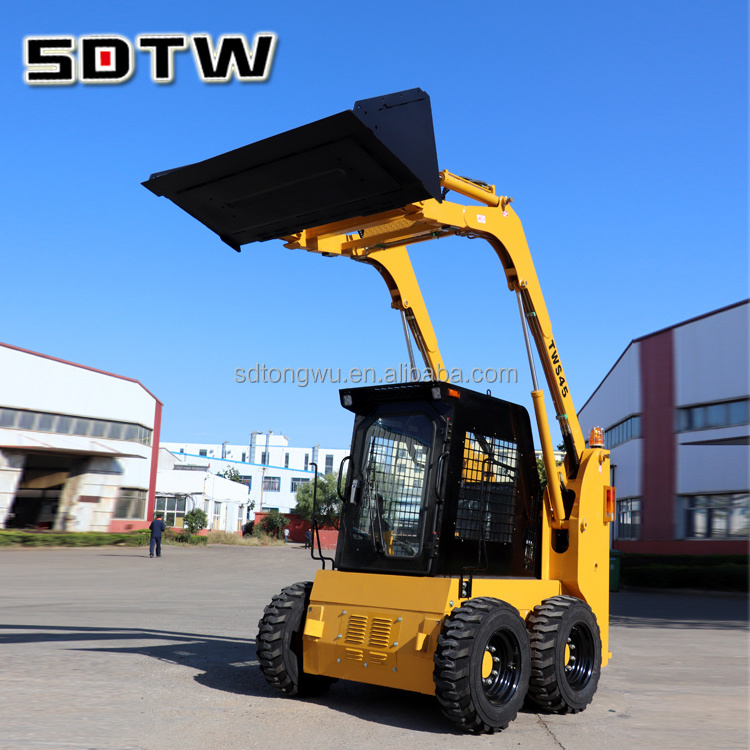 Cheap Skid Steer Loaders 35-140hp Track Mini Skid Steer Loader Attachments for Sale Joystick Hydraulic Control Germany Rexroth