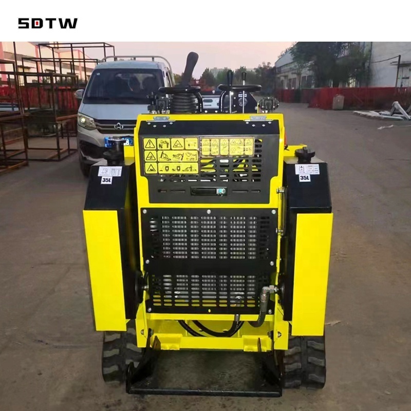 China Best SDTW 850 mini loader skid steer with 1300 1700kg 0.15 m3 loading bucket