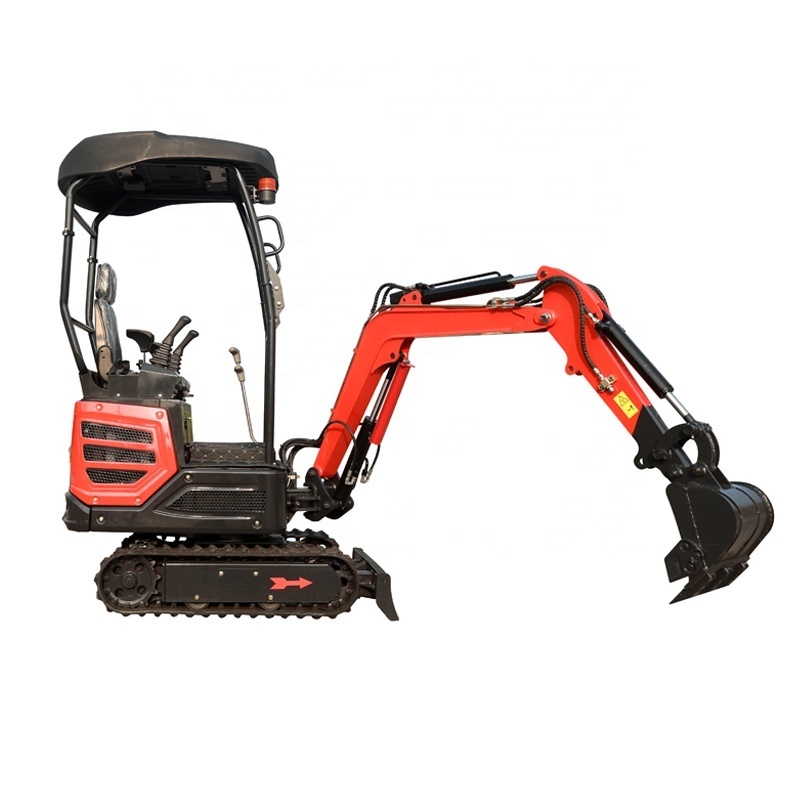 1.2 ton mini Excavator high quality Small Smallest compact Mini Hydraulic digger crawler excavator 1 Ton 2 Ton for Sale