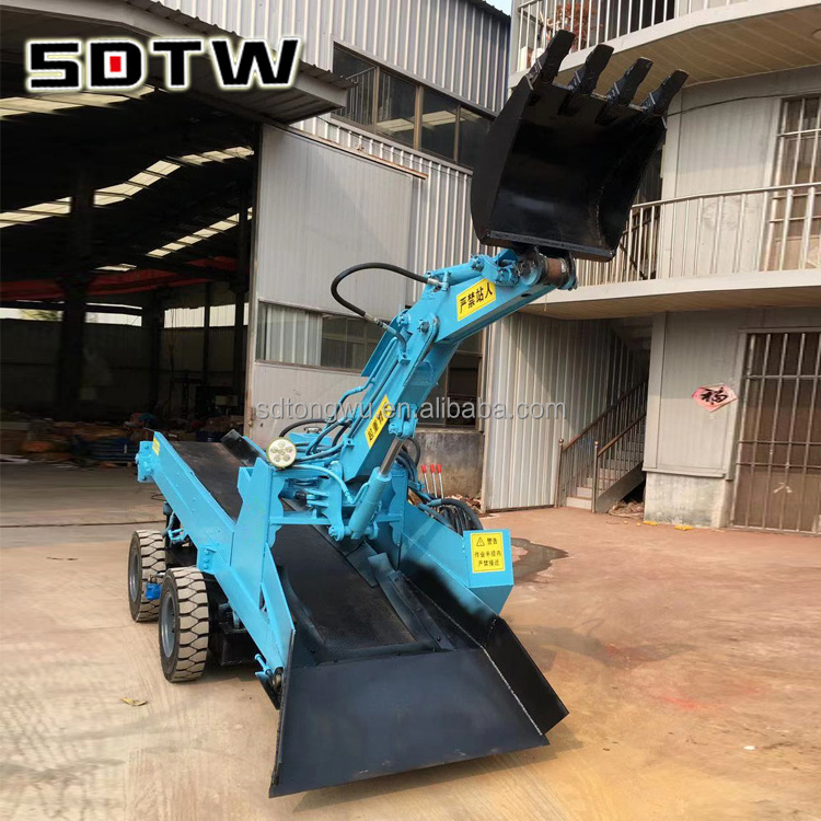 Peru market tunnel mucking loader/hydraulic hard rock mucking machine/underground tunnel loader