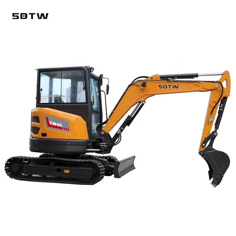 New design top quality Small Mini Excavators Machine 3t 4t 5t Crawler Bagger Digger 4 Ton compact Excavator