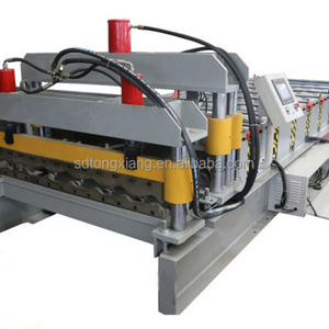 Manufacturing Metal Roofing Sheet Tile Press Making Roll Forming Machine