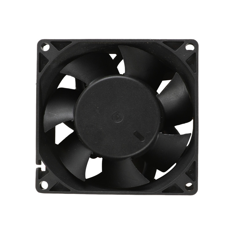 High pressure 8038 dc fan 48v  ball bearing 80mm dc fan high rpm 12v dc fan