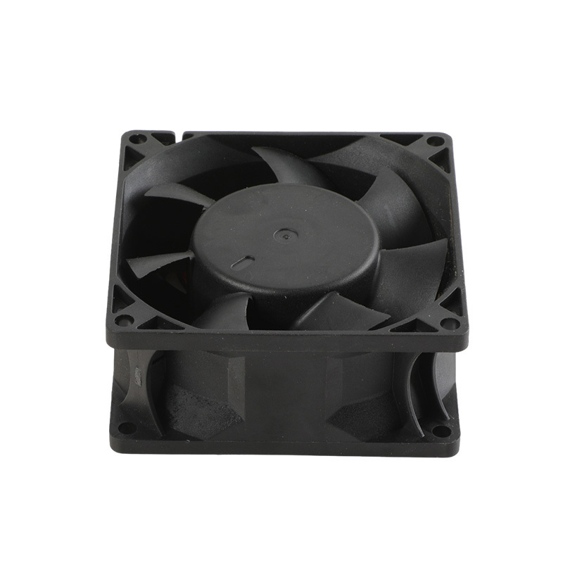 High pressure 8038 dc fan 48v  ball bearing 80mm dc fan high rpm 12v dc fan