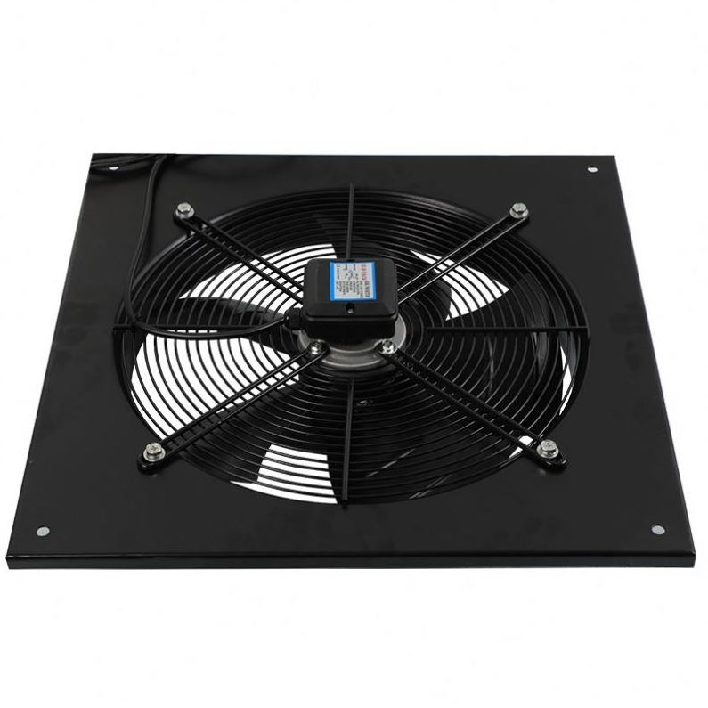 Factory Supply 400mm YWF-400 220V 4200~6700CFM Square High Quality Ceiling Fan Magnet Fan External Rotor Fan