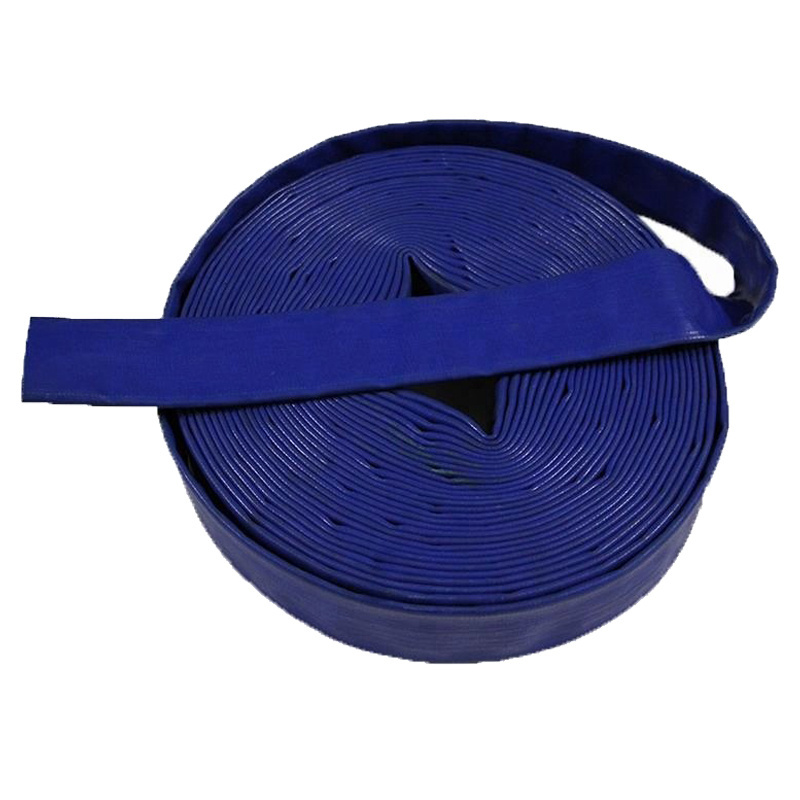 1 2 3 4 6 8 Inch Agricultural Irrigation Hoses High Pressure Blue Pvc Lay Flat Flexible Pvc Pipe Lay Flat Hose