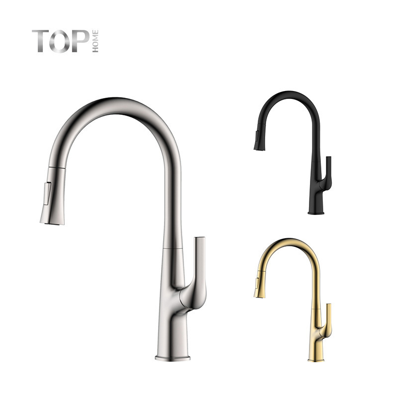 Factory Direct Sales Restaurant Basin Countertop Kitchen Sink Gold Faucet