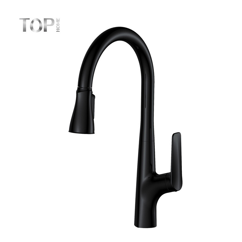 High Arc 360 Degree Swivel Pull Down Sprayer Heat Cold Kitchen Bar Sink Faucet