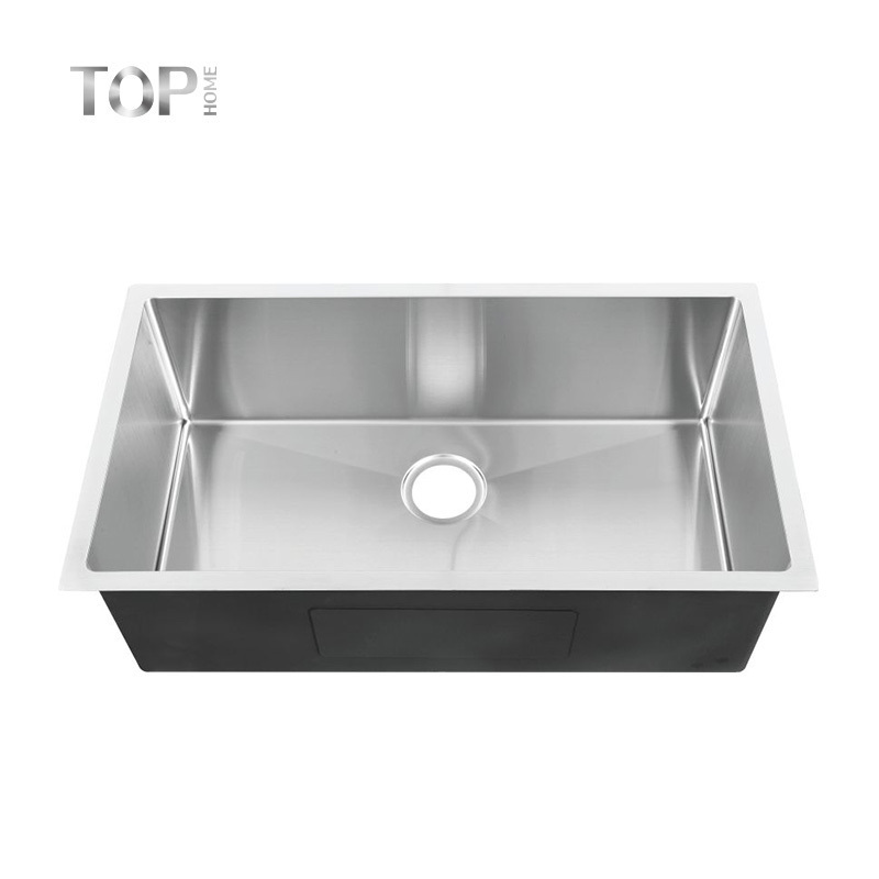 Hot Selling Single Bowl Kitchen Sinks 16 Gauge Stainless Steel Undermount Sink