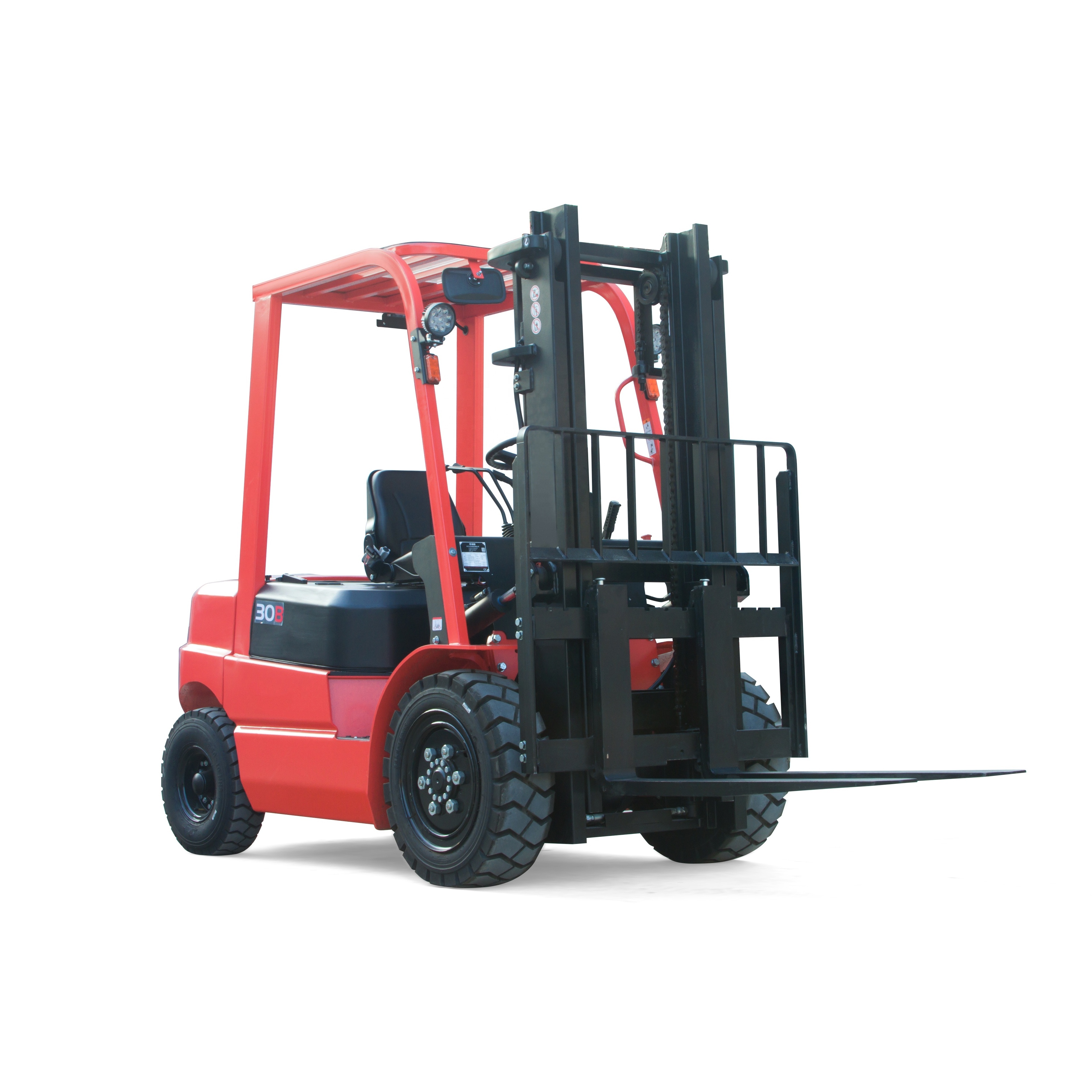 China Manufacture Cheap Pneumatic Tire 2.5 Ton Small Electric Pallet Fork Lift Hydraulic Stacker Battery Seated Forklifts