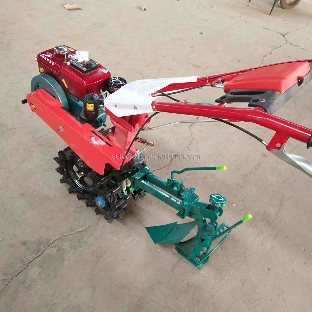 Gasoline Diesel Mini Plough Machine Small Agriculture Machinery with tiller