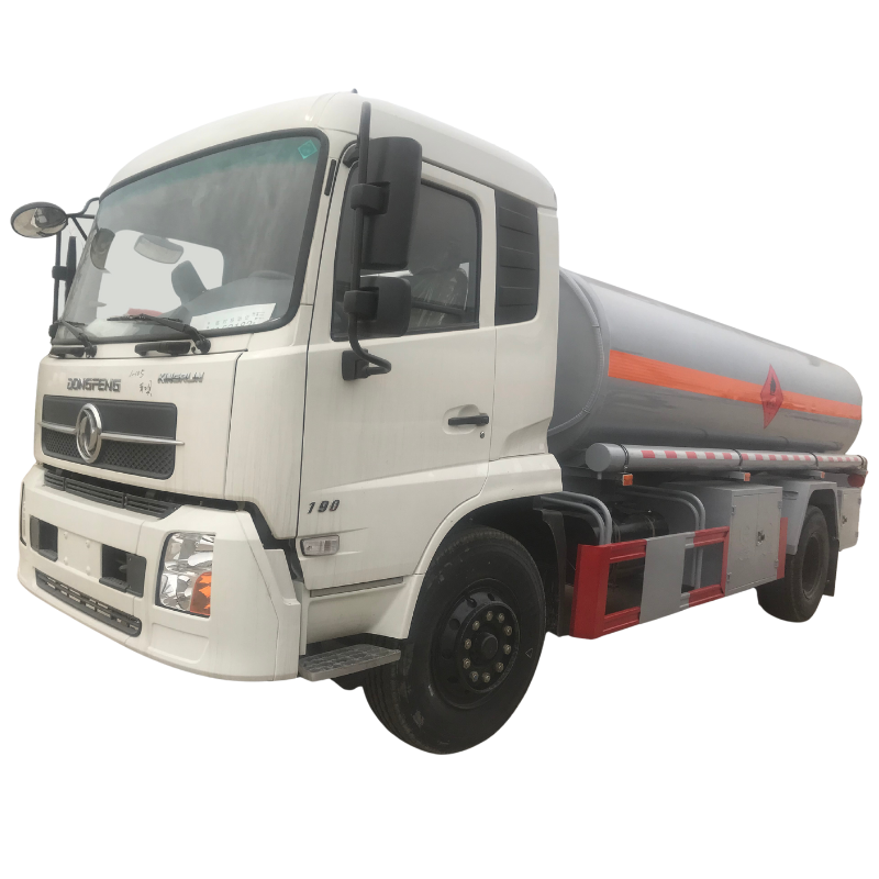 new Euro 5 15000Liters oil refueler tanker truck DONGFENG KINGRUN 4000gallons mobile fuel bowser vehicle Cummins engine price