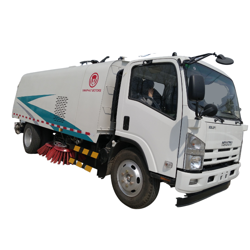 Factory sale price 5T ISUZU Road Sweeper vehicle for sale new diesel street sweeping truck for Philippines sweeping car price