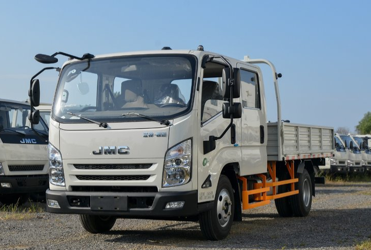 Lorry Truck Price Small Cargo Trucks China manufactured new JMC 6 wheels Horse Diesel Power Engine pickup lorry cargo truck 3T