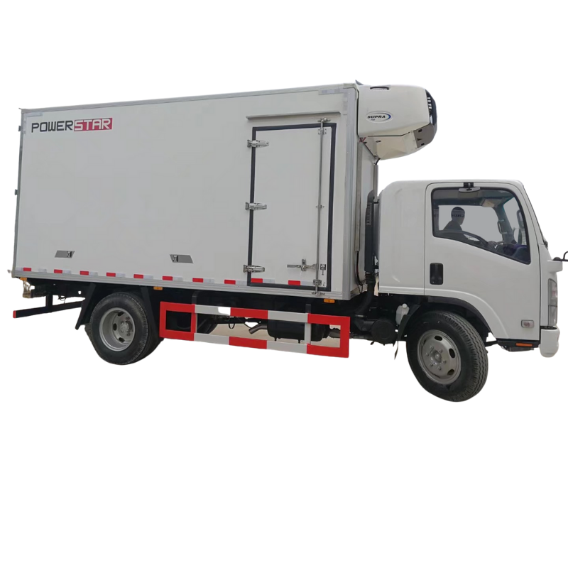 5T-7T ISUZU 700P refrigerated truck for sale new Kingthermo Truck Refrigeration Units light duty reefer van box truck price