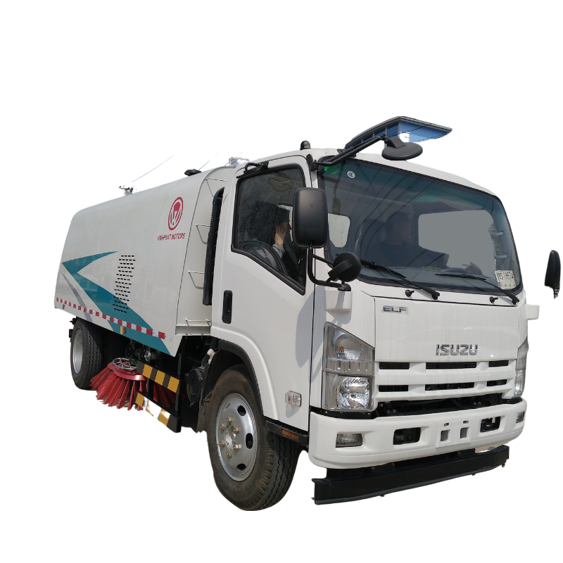 Factory sale price 5T ISUZU Road Sweeper vehicle for sale new diesel street sweeping truck for Philippines sweeping car price