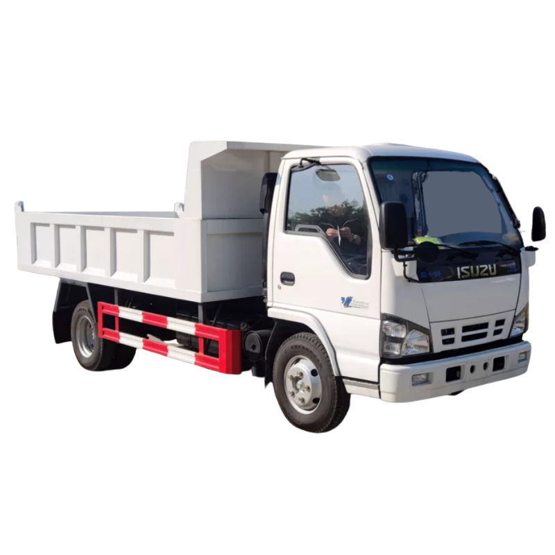 mini ISUZU LHD dump tipper truck 4KH1CN engine bottom price China manufactured 2T dump truck for dirt soil domestic wastes