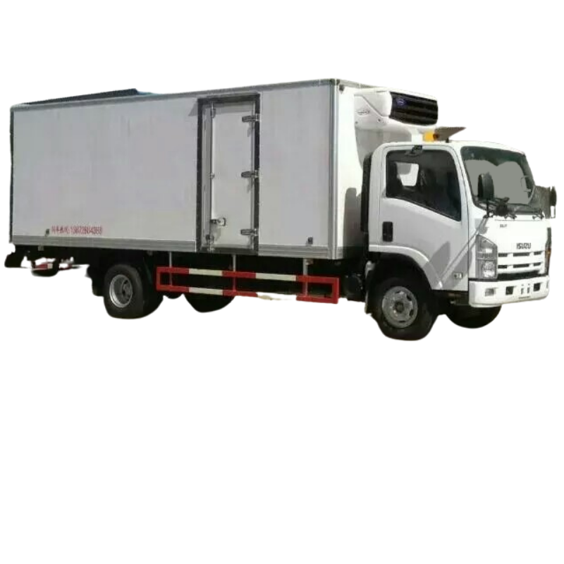 5T-7T ISUZU 700P refrigerated truck for sale new Kingthermo Truck Refrigeration Units light duty reefer van box truck price