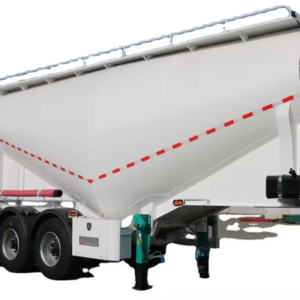 Tri-axle 60cbm 60 ton 70 ton  for cement powder tanker dry silo bulk cement bulker tank trailer for sale